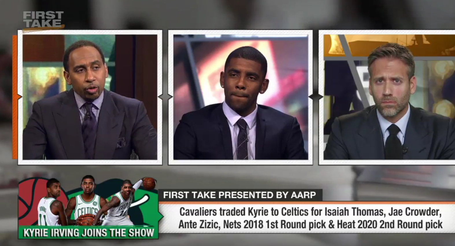 Kyrie Irving talks trade request on ESPN's First Take1574 x 850
