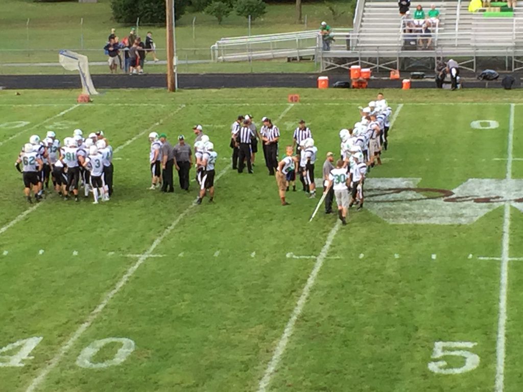 The Raiders get ready for action - Photo by Matt Loede