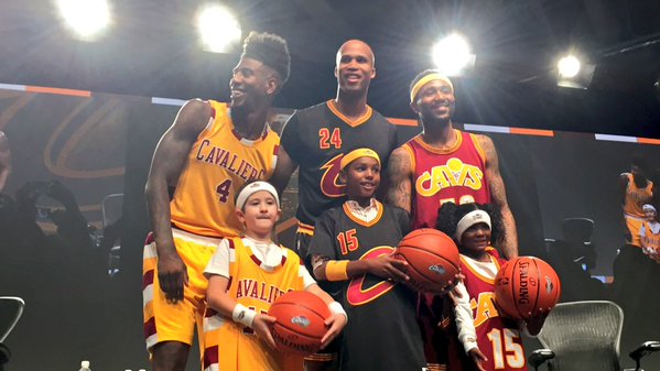 Cleveland Cavaliers unveil 3 new uniforms for 2015-2016 season