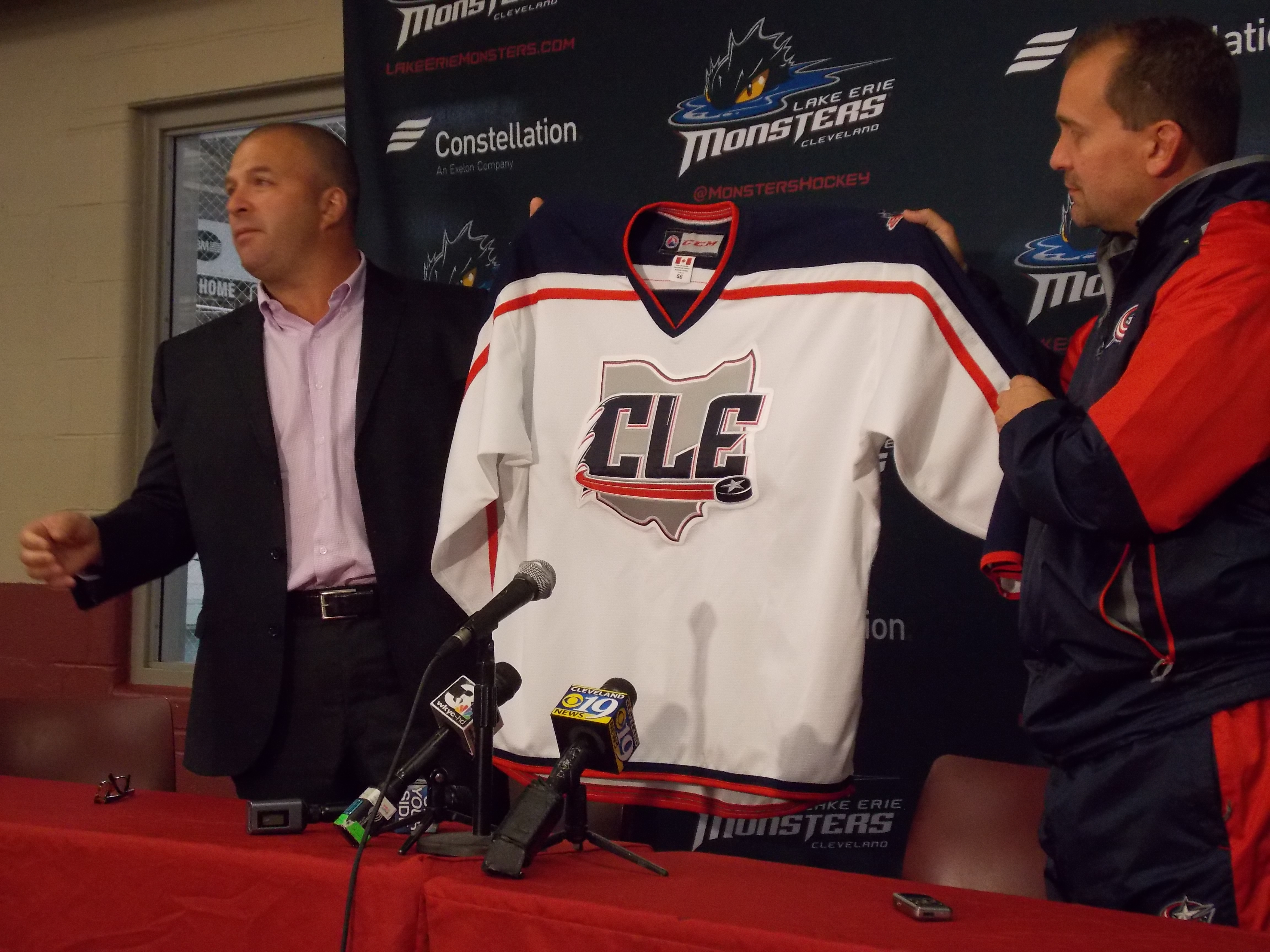 Lake Erie Monsters Unveil New Jerseys For Season to Begin Affiliation with  Columbus