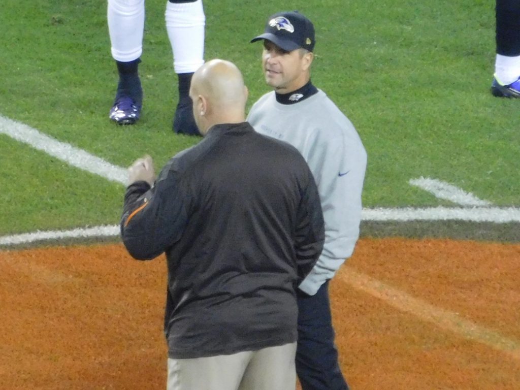 Mike Pettine John Harbaugh 