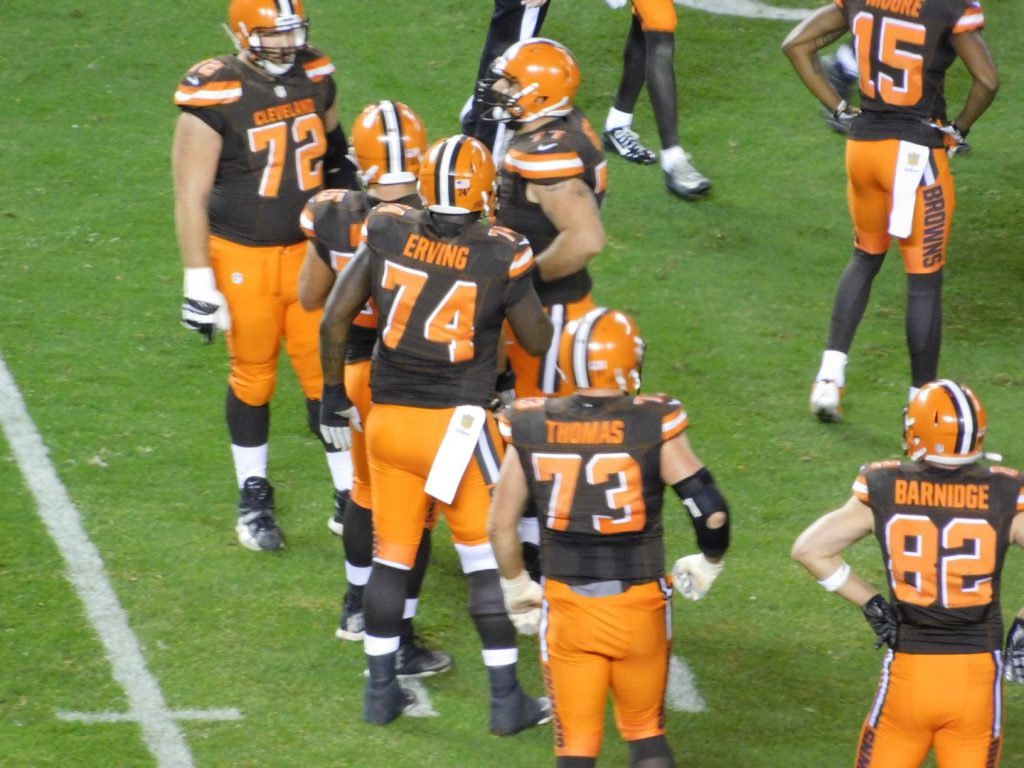 Browns offensive line