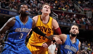 Despite not starting for the third consecutive game, Timofey Mozgov showed signs of live against the Magic.