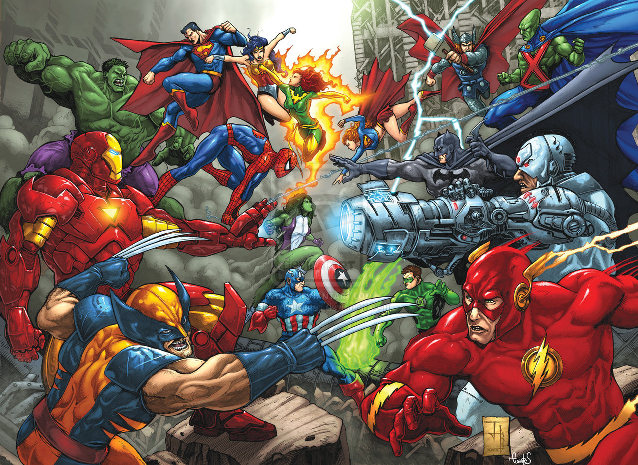 The Super Hero Bowl Dc Vs Marvel Who Will Win