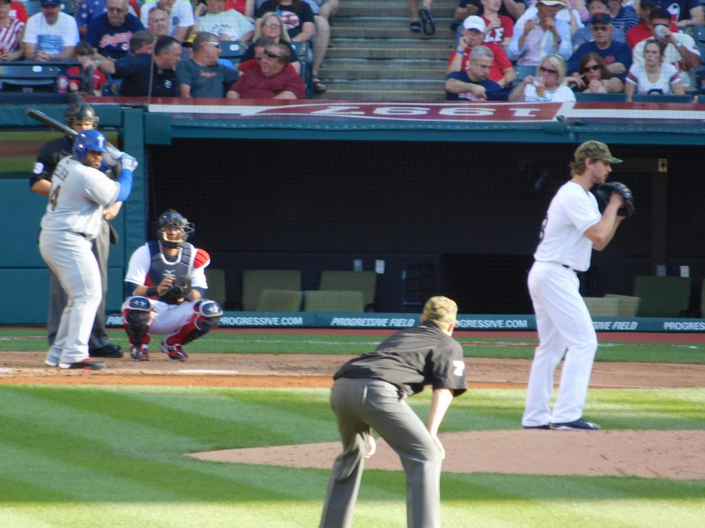 Indians Rangers Josh Tomlin