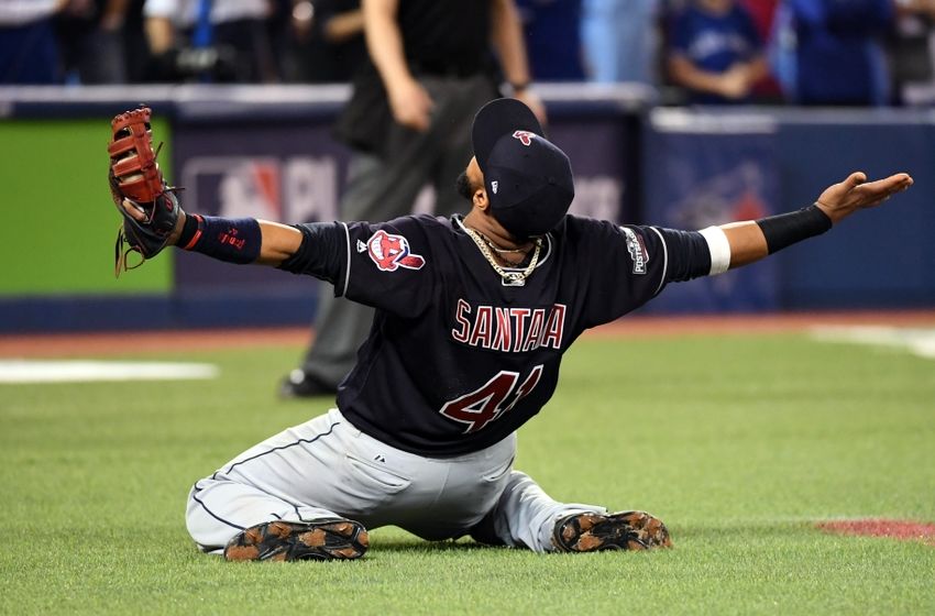 Report: Indians Hope to Bring Carlos Santana Back