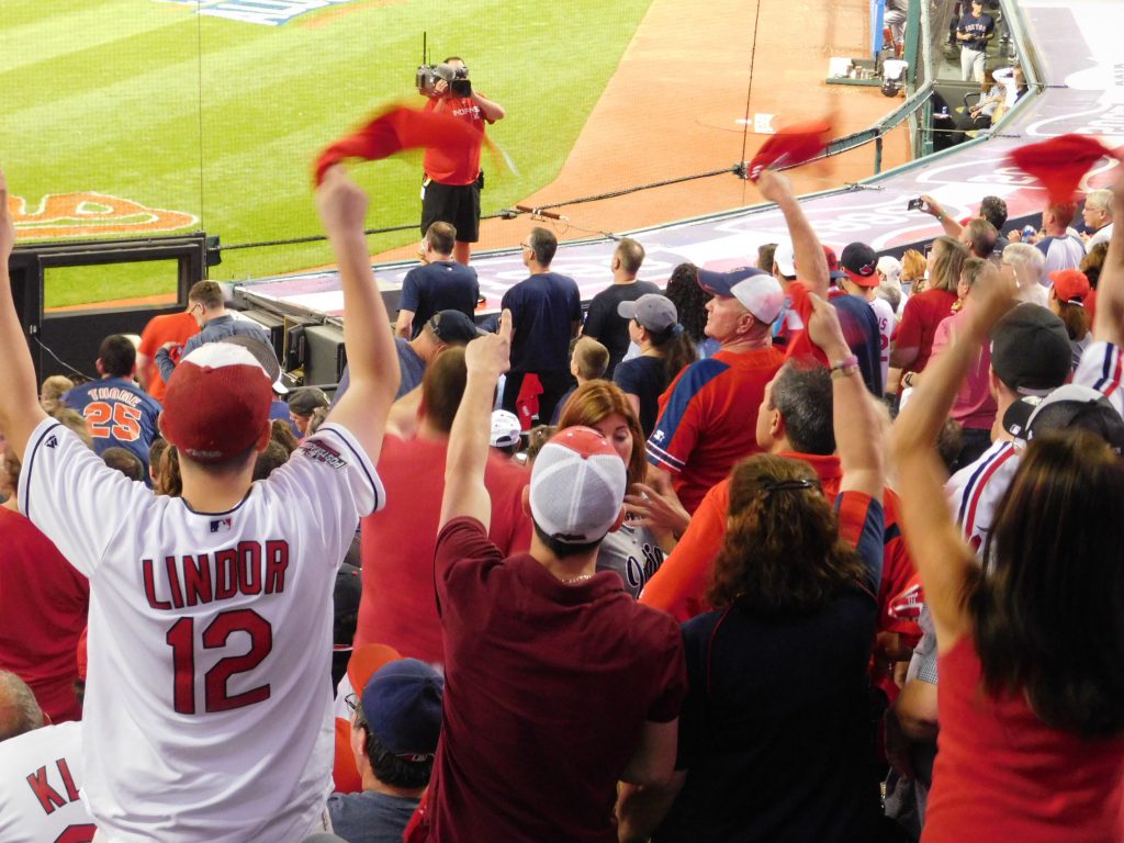 Indians Fans Red Sox ALDS 1