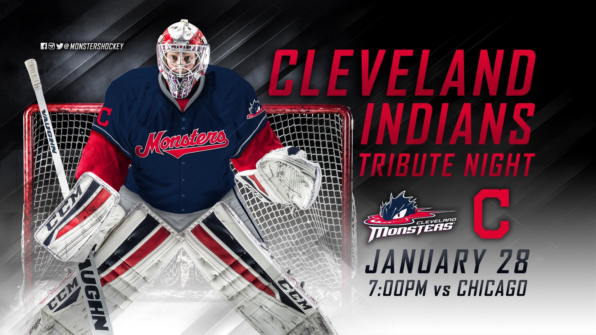 Monsters To Hold First-Ever Cleveland Indians Tribute Night On January 28th