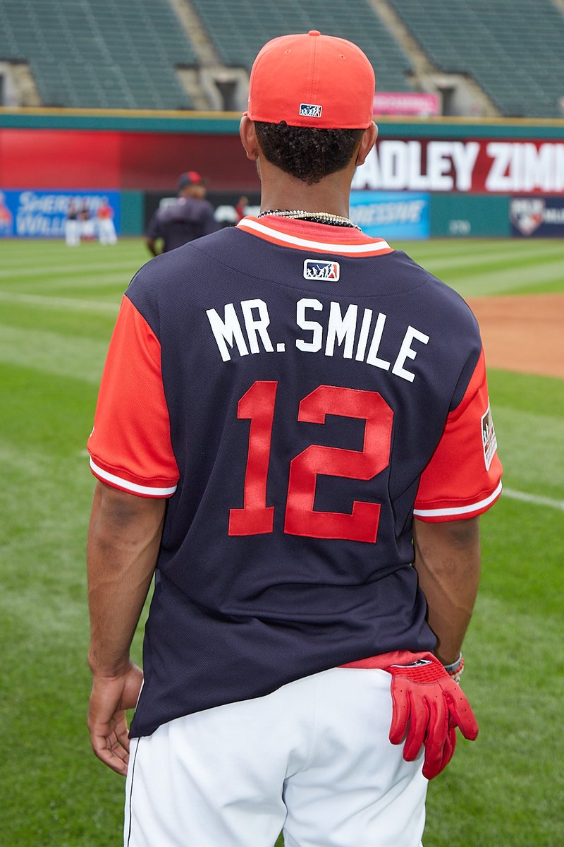 francisco lindor mr smile jersey