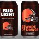 Bud Light Cleveland Browns 2017 can