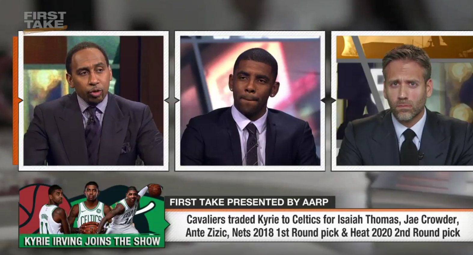 kyrie irving first take