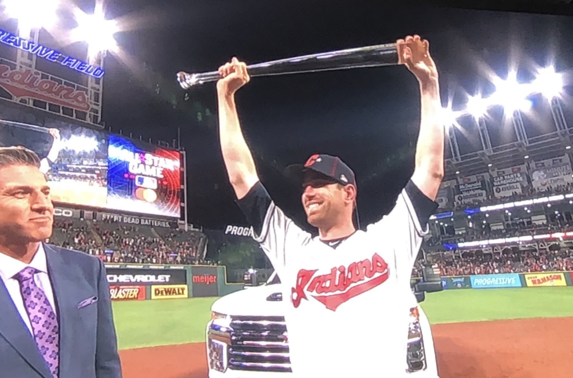 Watch: Indians' Shane Bieber wins All-Star Game MVP on home field