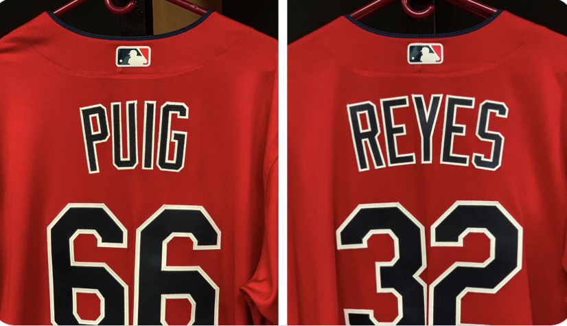 yasiel puig indians jersey