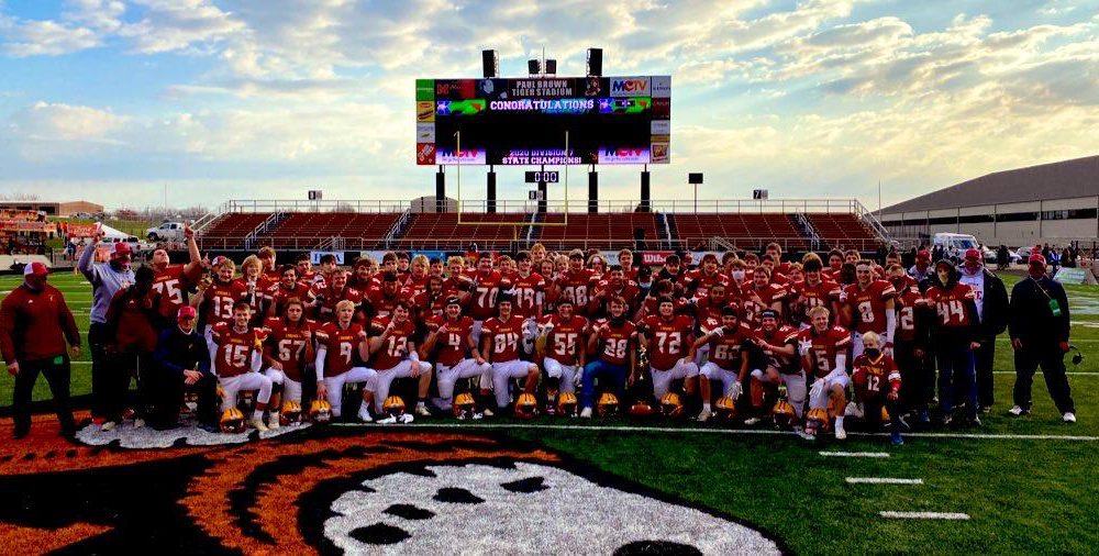 HS Football State Title Game New Bremen Blanks Warren JFK 310 To Win Division VII State