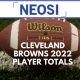 Cleveland Browns 2022 Player Totals