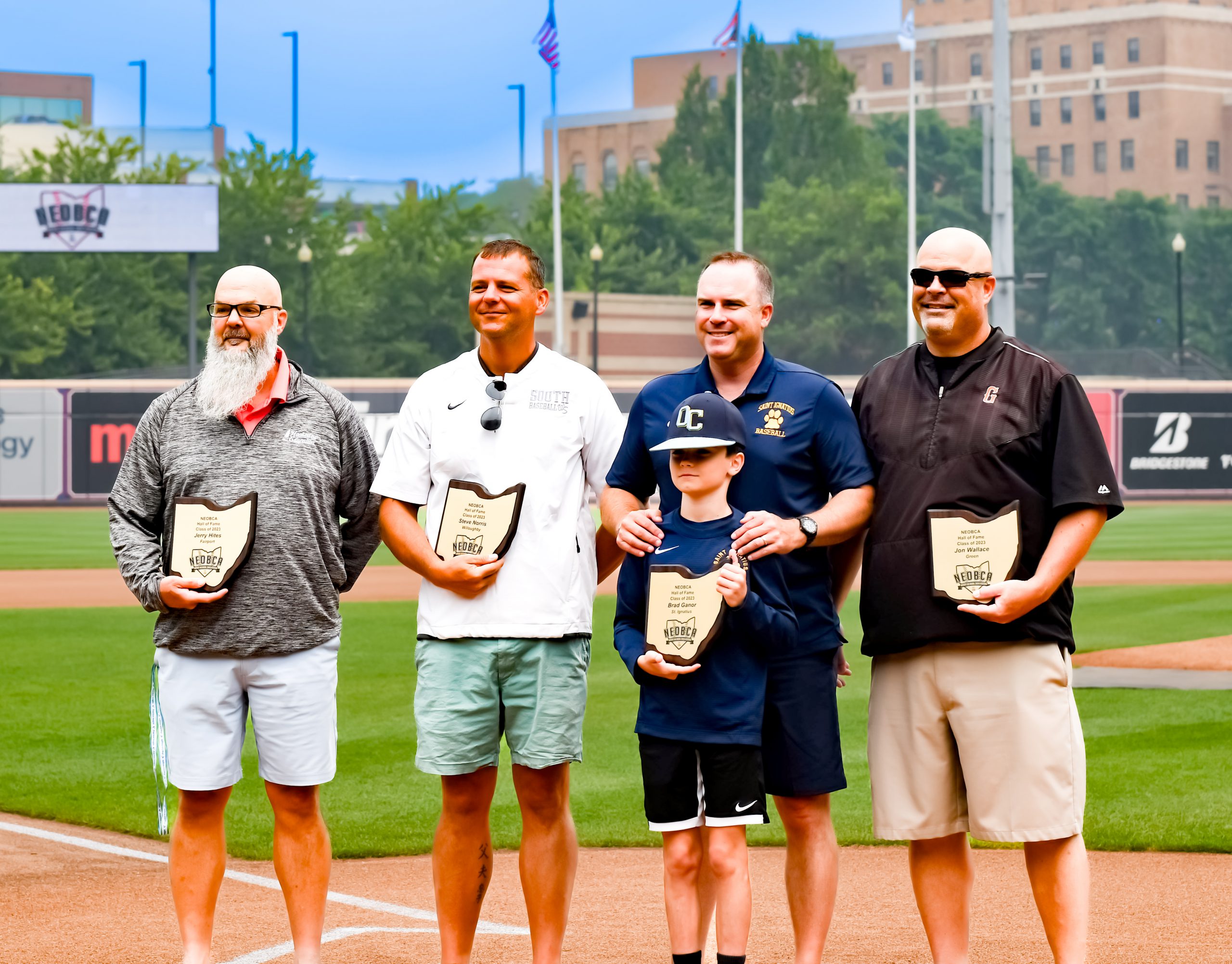 Northeast Ohio Baseball Coaches Association Hall of Fame Class of 2023 Honored at Canal Park
