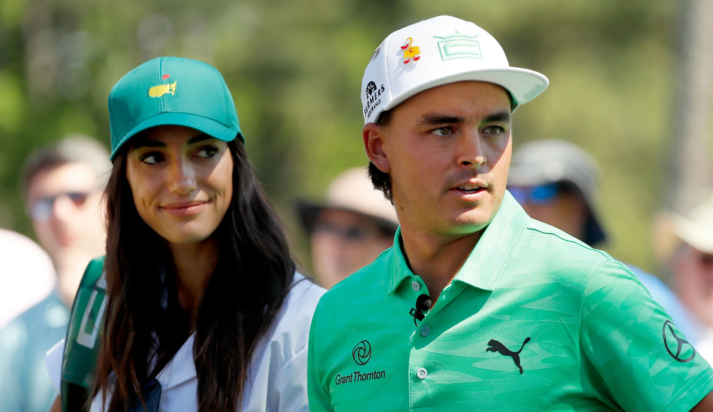 Rickie Fowler and Wife